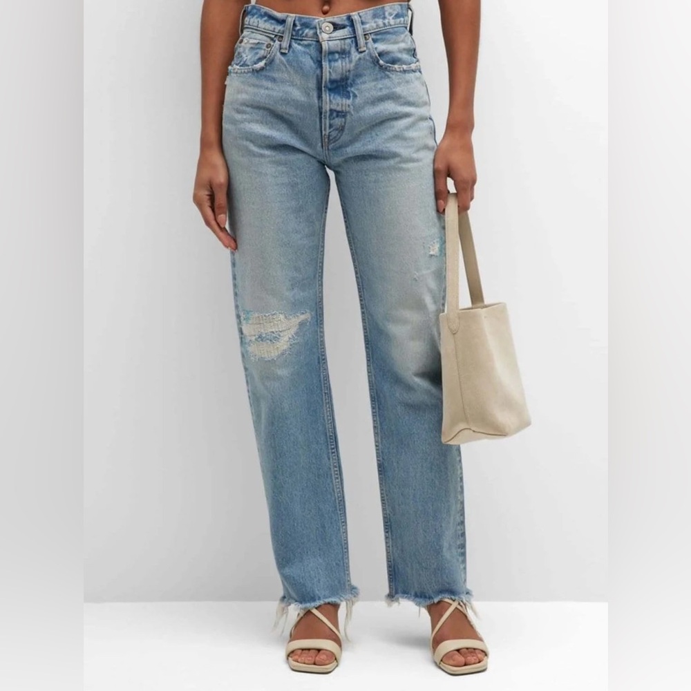 Moussy Brighton Wide straight jeans
